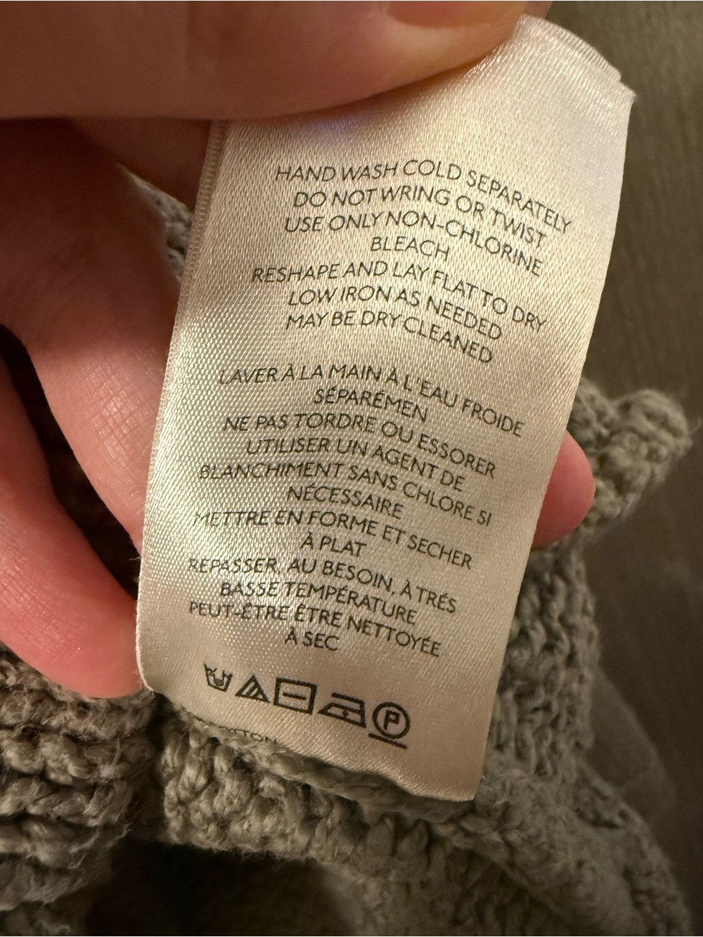 Pilcro Relaxed Crewneck Sweater in Taupe - Picture 9 of 11